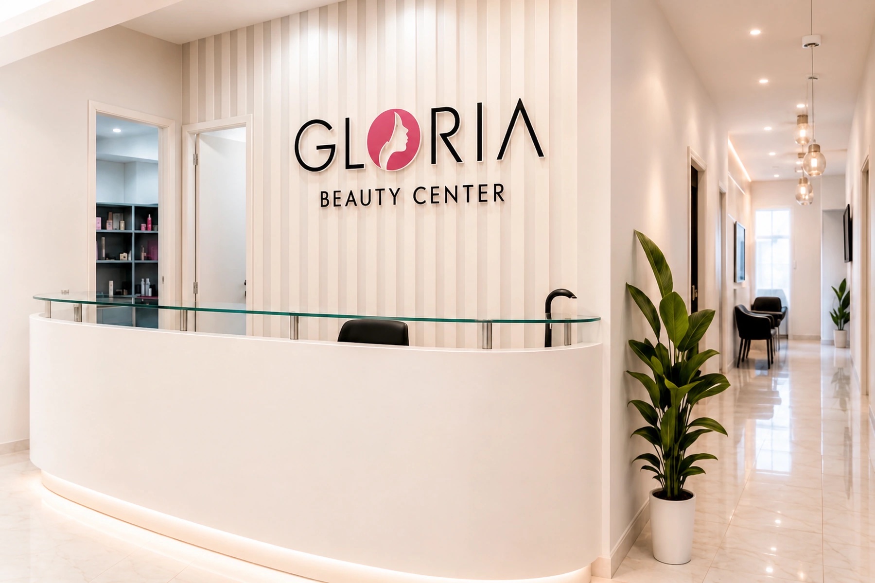 Gloria Beauty Center resepsiyonu — Adana Çukurova